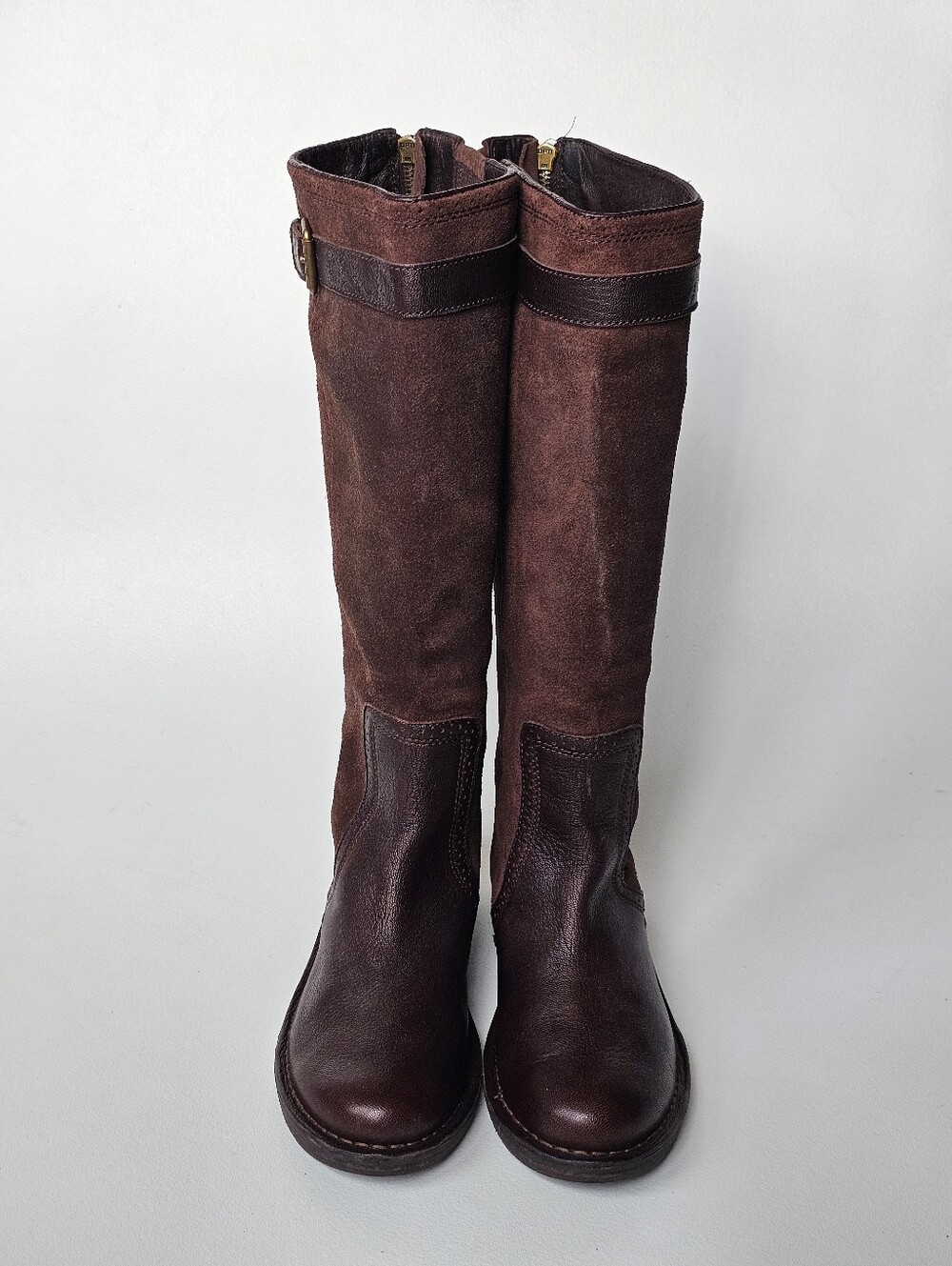 UGG Castille Java Genuine Leather Water Resistant Riding Boots Women’s 7.5 - Picture 5 of 14
